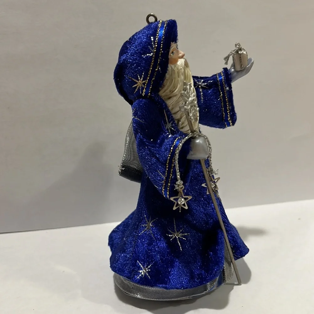 Hallmark 2006 Father Christmas Series 3 Ornaments Blue